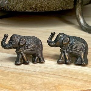 Elephant Bronze Drawer Knobs